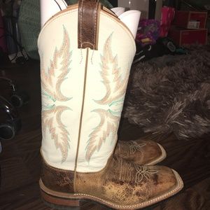 Uvalde Tan Bent Rail® Women's Cowboy Boot